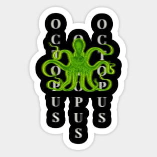 Octopus ghost Sticker